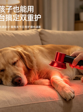 手持红光频谱仪家用运动恢复日常放松全身适用红外线便携照灯