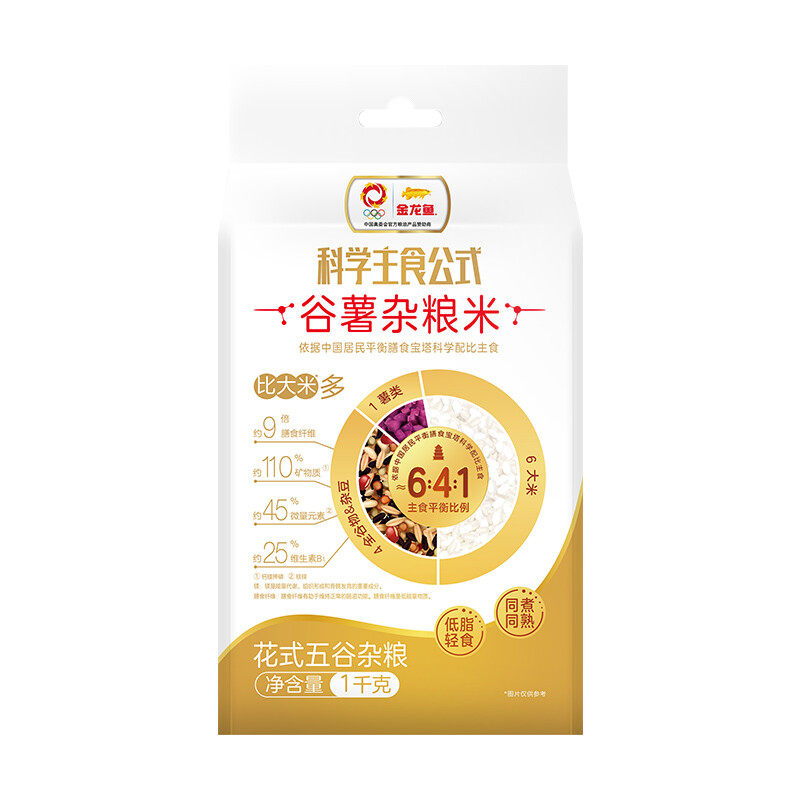 金龙鱼科学主食谷薯杂粮米1KG