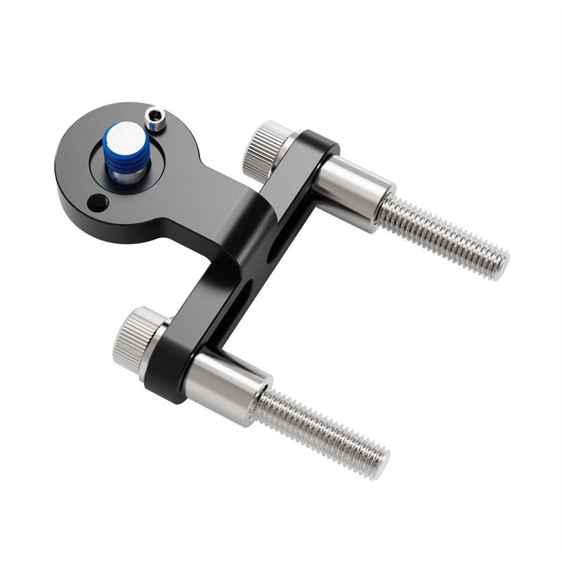 Bicycle stem bracket action camera mount