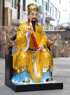 供奉寺庙1米3当年太岁神像树脂值年太岁星君佛像家居客厅桌面摆件