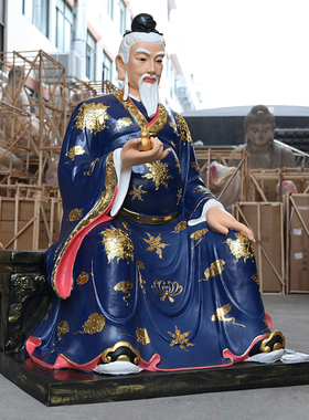 寺庙1米8药王神像树脂玻璃钢佛像孙思邈医圣华佗像李时珍十大神医