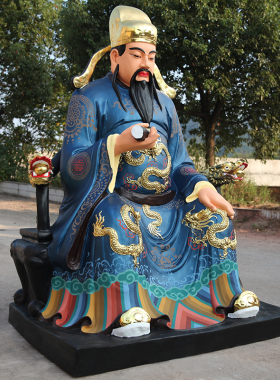 2米2高寺庙文昌帝君神像家用供奉树脂文财神佛像文曲星文昌星金榜