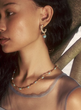 Oups塔希提幻象多戴项链绿松石