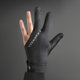 Billardhandschuhe für Männer und Frauen, drei Finger, atmungsaktives Lycra, spezielles Snooker-Tischtennis, rutschfeste Halbfinger-Billardhandschuhe, Vollfinger