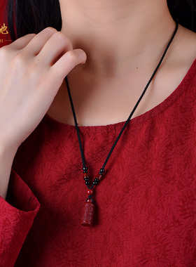 朱砂瓶可打开内装紫金砂钥匙扣