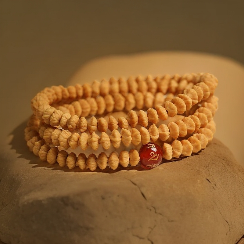 金叶莲花菩提佛珠手持飞碟念珠金叶菩提招财项链九华山金钱子手串,淘宝优惠券,粉丝福利购,淘宝优惠卷