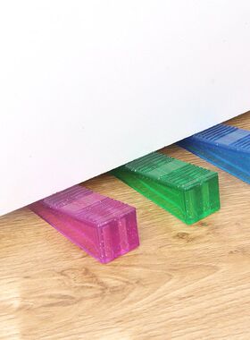家用阻门器免打孔橡胶门塞门档门阻门契子门卡顶门器防风防撞门堵
