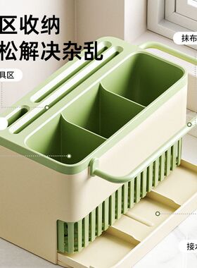 筷子收纳盒壁挂式厨房置物架刀架家用免打孔刀具筷子筒一体收纳架