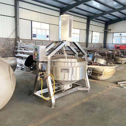 蒸汽加热半自动中药膏熬膏机 智能控温固元膏熬制搅拌锅练膏机 - 图1