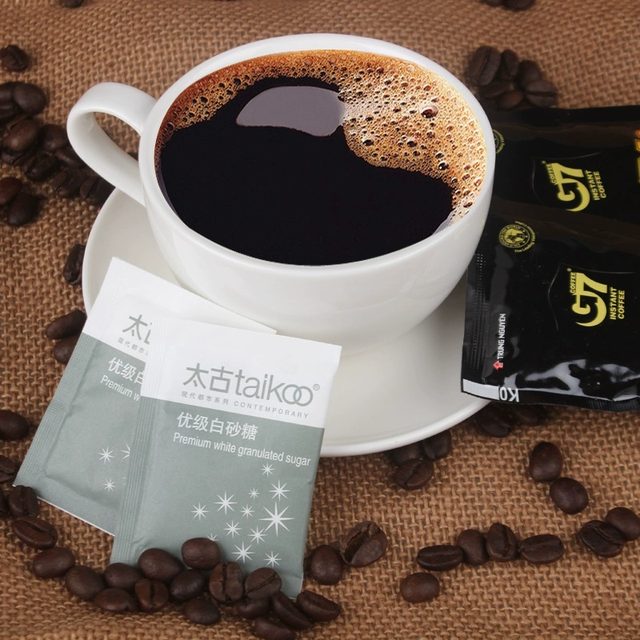 Taikoo Excellent White Comeant Coffee Coffee Companion Sugar Bag Milk Bag Small Coffee Special Sugar Bag White Sand Sugar 50 Pack