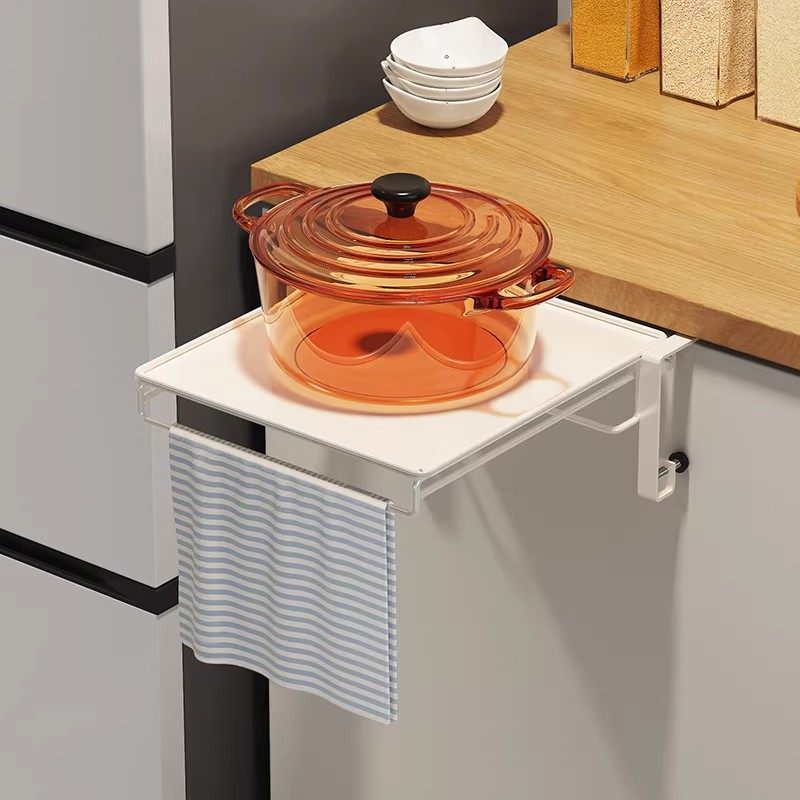 梯菊厨房置物架可折叠桌板柜门挂架浴室悬挂式台面延伸板面收纳架,淘宝优惠券,粉丝福利购,淘宝优惠卷