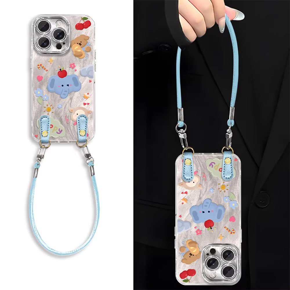 苹果小象适用小米17promax/15/14/13手机壳女款Civi5Pro红米k90/80斜跨绳k70/60镜头膜note15/14Pro+/13防摔,淘宝优惠券,粉丝福利购,淘宝优惠卷