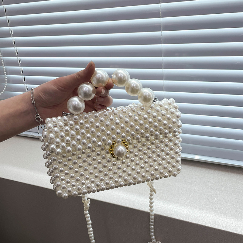 珍珠串珠diy手工编织包包材料包手缝女包小方包手提包送女友礼物,淘宝优惠券,粉丝福利购,淘宝优惠卷