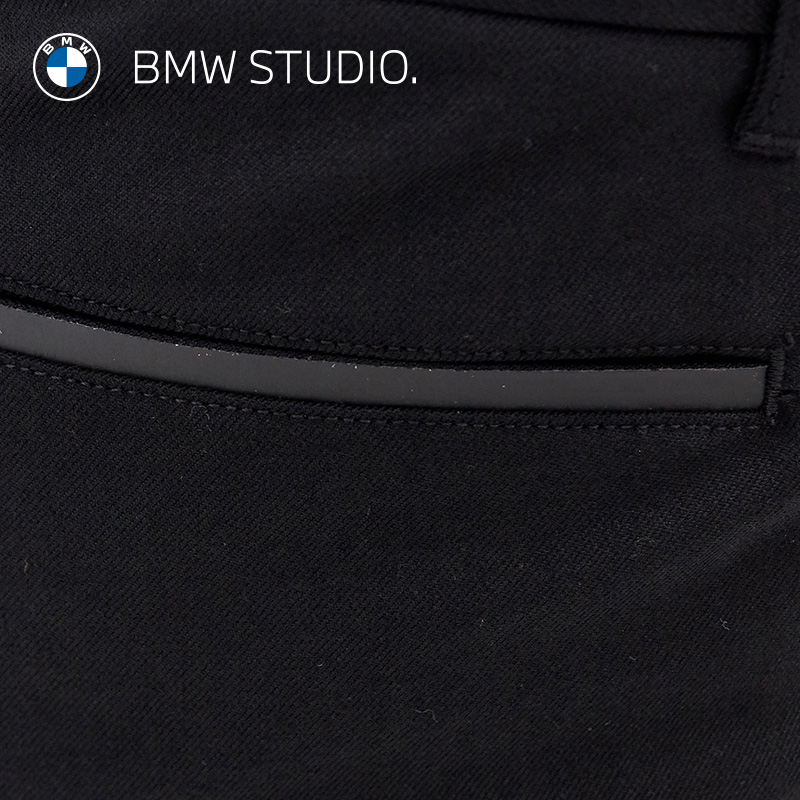 【99%羊毛】BMW Studio宝马男装秋冬新款简约男士通勤直筒休闲裤 - 图2