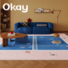 Rhythm tennis large carpet living room sofa coffee table floor mat high-end simple bedroom bedside blanket large area full carpet
