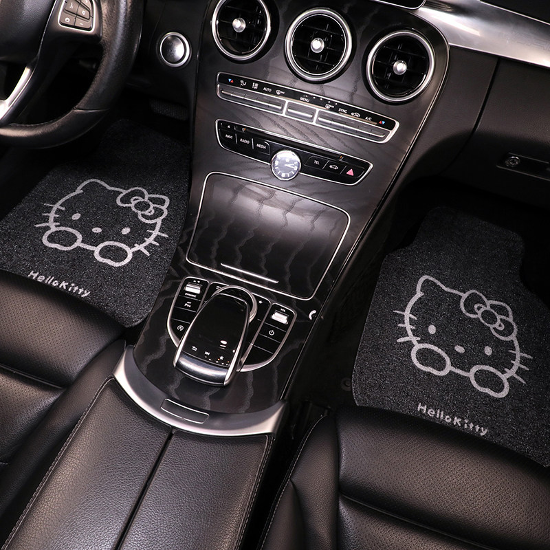 可爱卡通汽车脚垫丝圈单片高档车内防脏地毯保护垫子加厚通用女生,淘宝优惠券,粉丝福利购,淘宝优惠卷