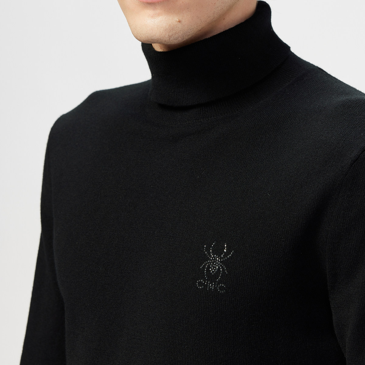 【软糯羊绒】CNC男装高领羊绒衫男秋冬新款轻奢100刺绣羊绒毛衫,淘宝优惠券,粉丝福利购,淘宝优惠卷