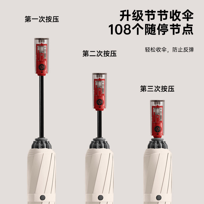 全自动机械黑胶遮阳防晒防回弹反向伞男士大号加固加厚晴雨伞定制,淘宝优惠券,粉丝福利购,淘宝优惠卷