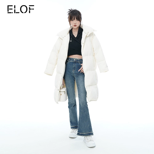 Демисезонные джинсы, штаны, ретро черные леггинсы, высокая талия, коллекция 2022