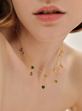 莓拉「彩色星河」项链