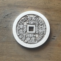 Ancient coin Ziwei ancient method full handmade turning sand making diameter about 47 mm thick and about 3 mm 925 silver