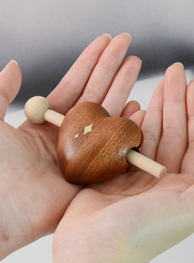 oakliving天然实木可爱木鱼