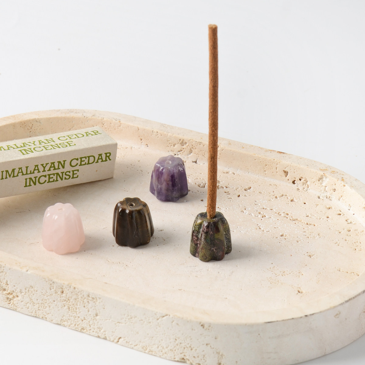 oakliving香插香座北欧风高级轻奢天然水晶摆件装饰香薰底座礼物,淘宝优惠券,粉丝福利购,淘宝优惠卷