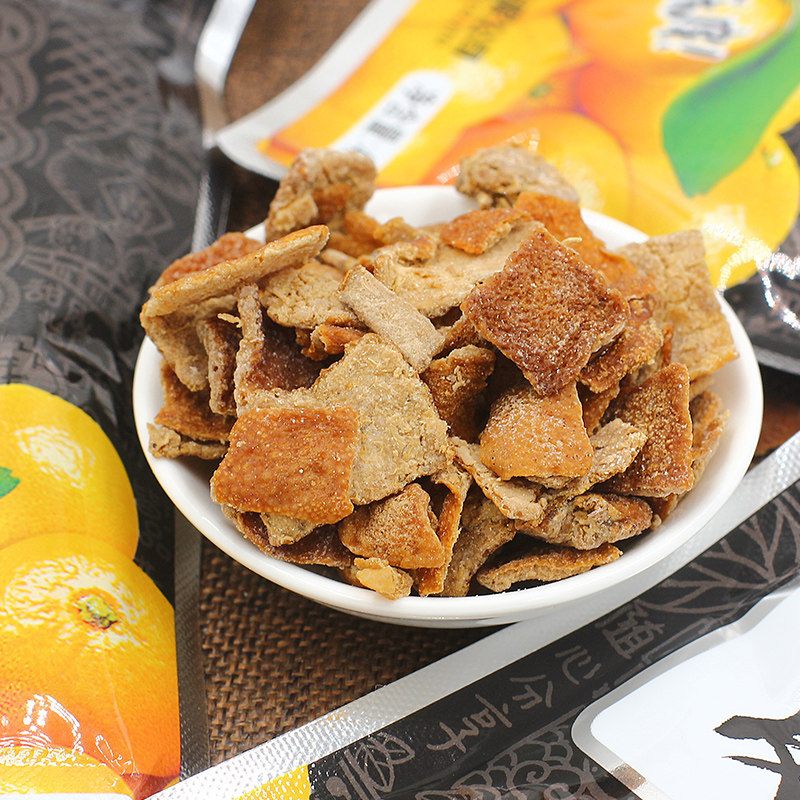 佳宝九制陈皮45g*10袋 潮汕特产经典休闲凉果陈皮丝 蜜饯果干零食,淘宝优惠券,粉丝福利购,淘宝优惠卷