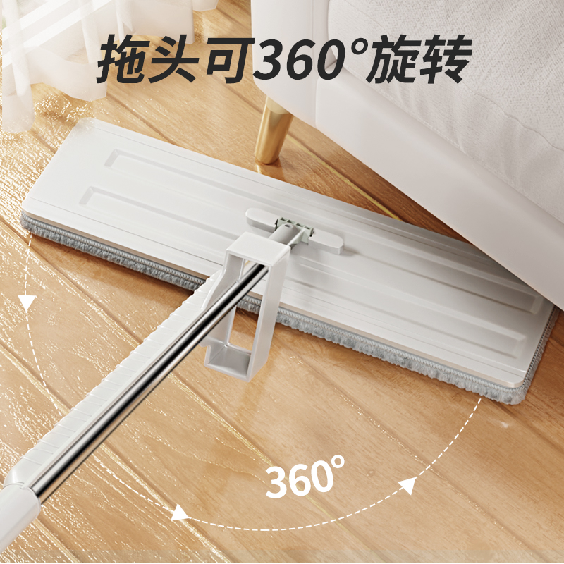 2025新款免手洗平板拖把家用懒人拖把