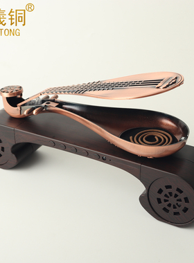 古琴琵琶线香插盘香两用蓝牙音响