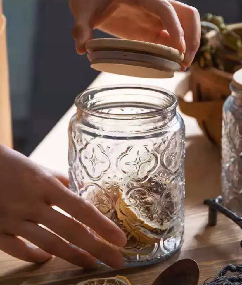 酒吧百科复古玻璃收纳罐干果香料密封储物罐水晶玻璃罐装饰物糖缸,淘宝优惠券,粉丝福利购,淘宝优惠卷