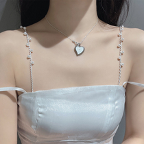 Underwear shoulder strap can be exposed with a straight beautiful back adjustable replacement fitting non-slip detachable summer new