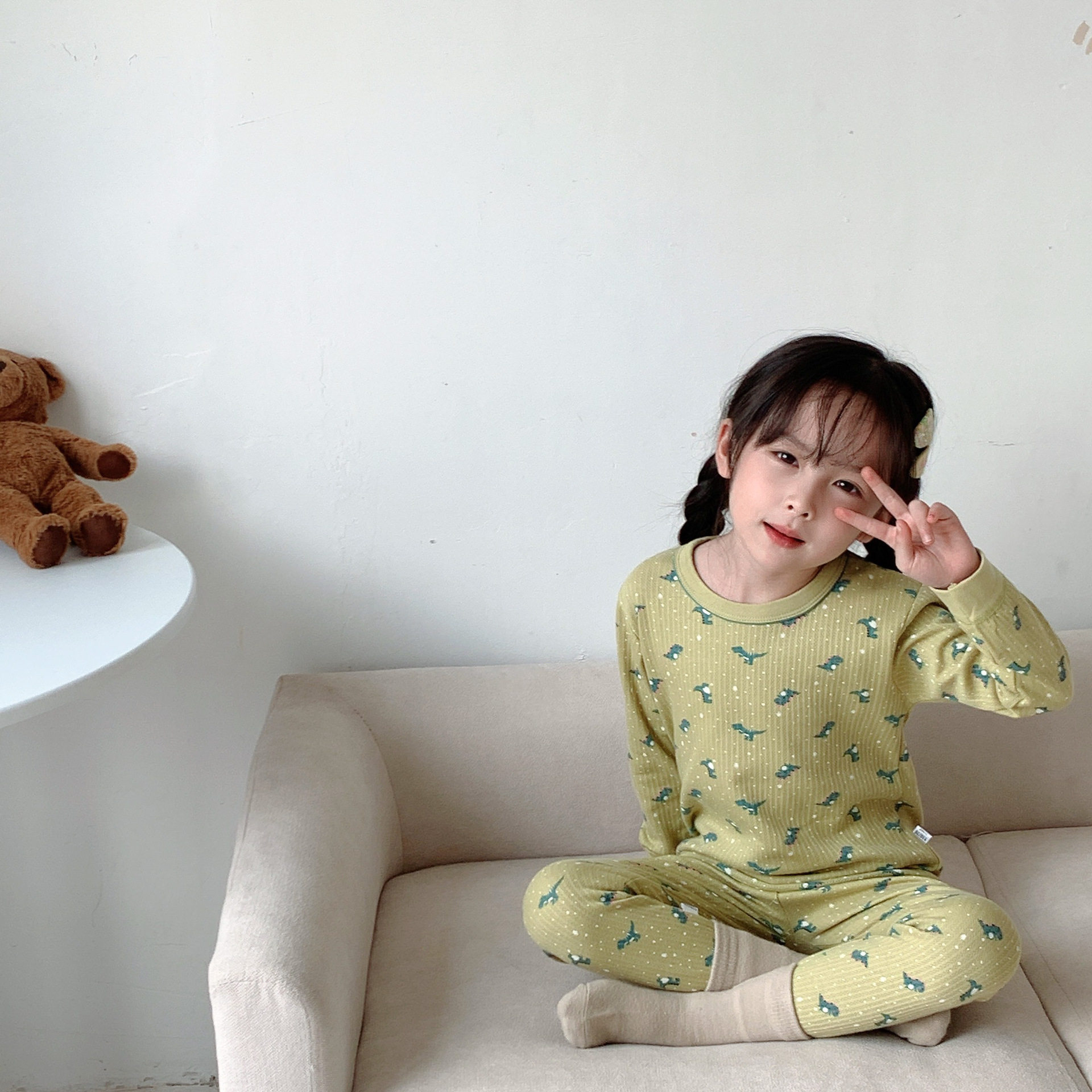 儿童春秋款纯棉长袖秋衣秋裤套装打底内衣男童女童睡衣儿童家居服,淘宝优惠券,粉丝福利购,淘宝优惠卷