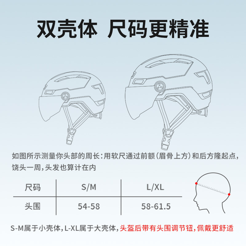 ilm自行车头盔骑行山地公路车夏半盔复古认证男士女安全单车带灯