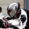 ILM motorcycle imitation racing new helmet with large rear wing