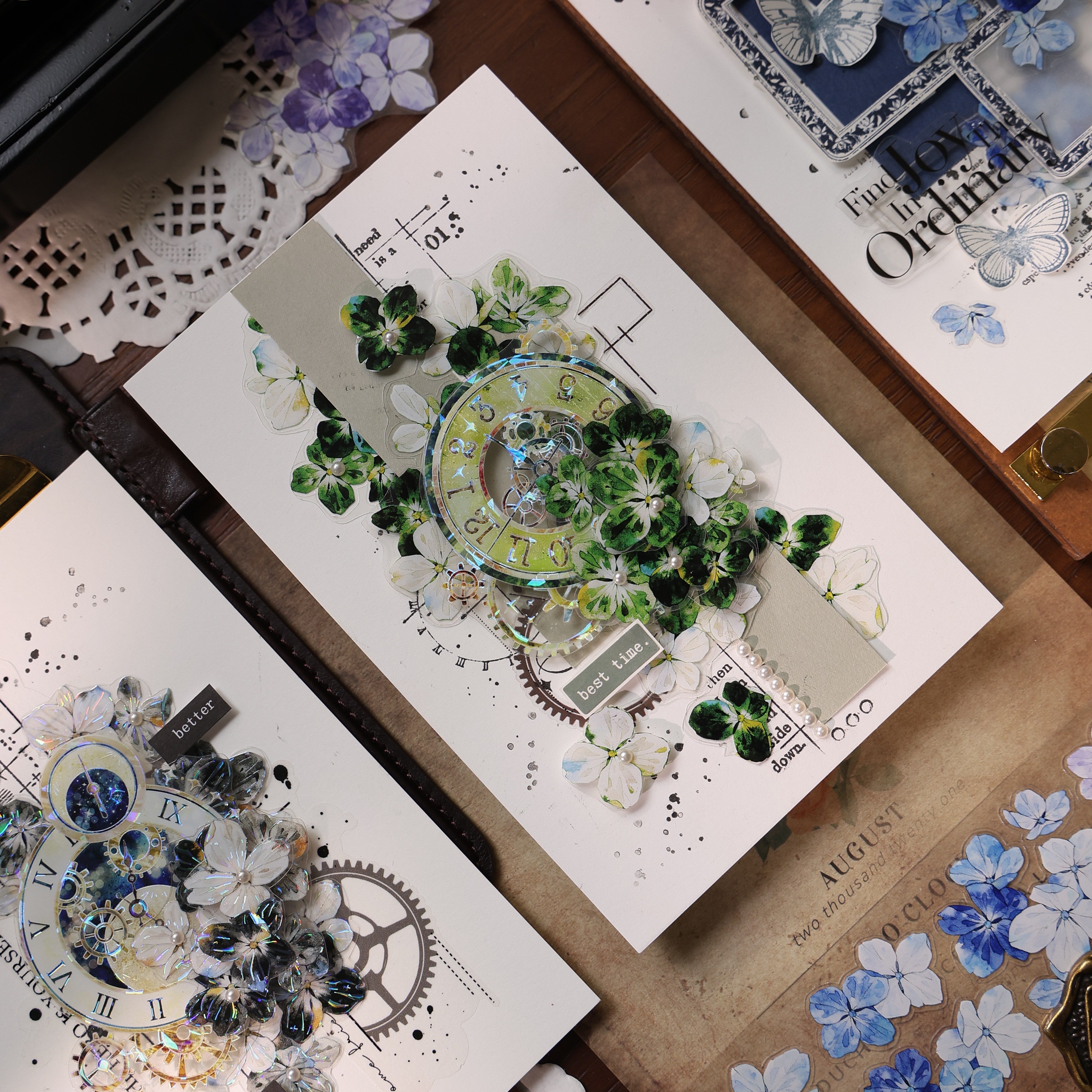 壹洱文创第16期切模【繁星花海】轻复古和纸胶带花卉手账PET贴纸,淘宝优惠券,粉丝福利购,淘宝优惠卷