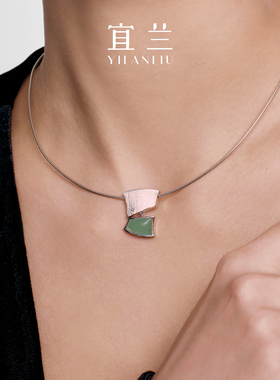 宜兰珠宝新中式玉石竹节项圈