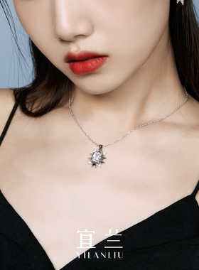 阿云嘎同款宜兰珠宝星星项链锁骨链原创时尚小众设计高级节日礼物