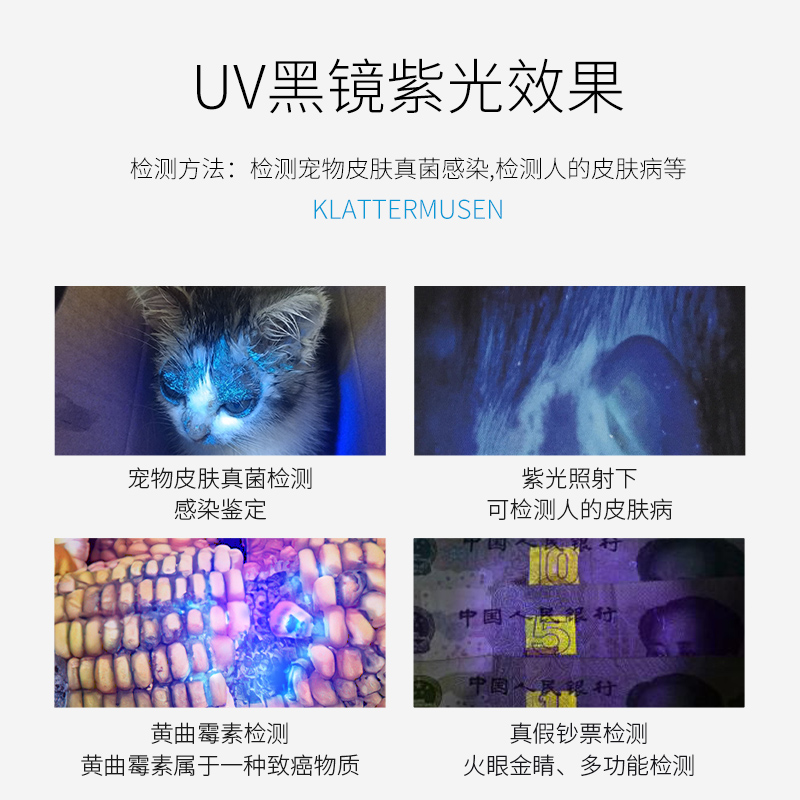 鉴定强光灯验钞照玉鉴别翡翠手电筒 smilingshark进英手电筒