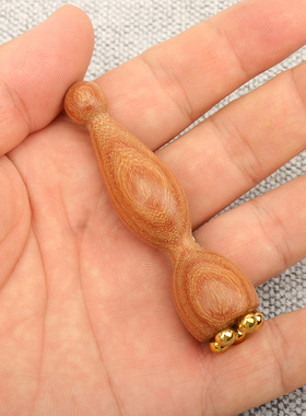 实木手持按摩穴位棒便携眼部点