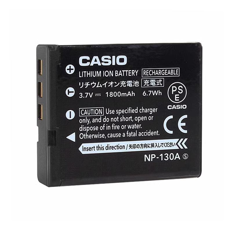 卡西欧EX-ZR300/400/1000/1100/1200/1500相机NP-130A电池+充电器 - 图0