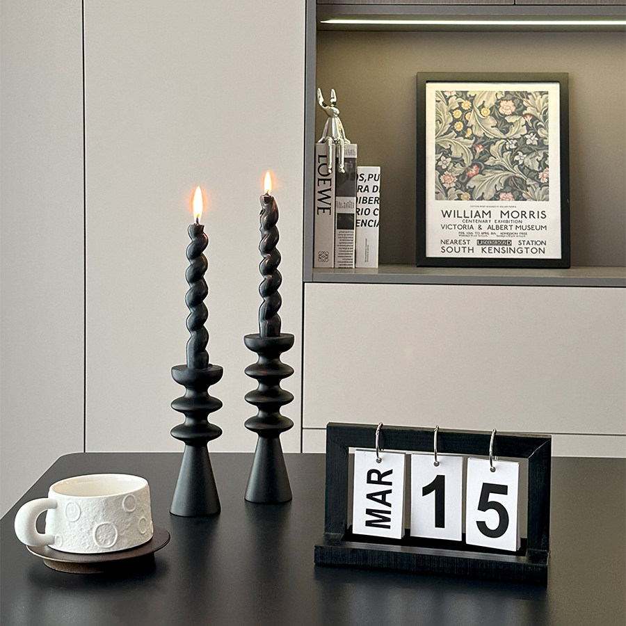 轻奢高档花瓶烛台蜡烛装饰画日历客厅电视柜酒柜玄关桌面摆件家居,淘宝优惠券,粉丝福利购,淘宝优惠卷