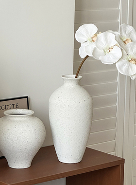 轻奢高级感景德镇陶瓷花瓶摆件客厅插花水养插花花器客厅餐桌摆件