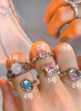 复古戒指设计轻奢高级感Creative retro rings index finger ring