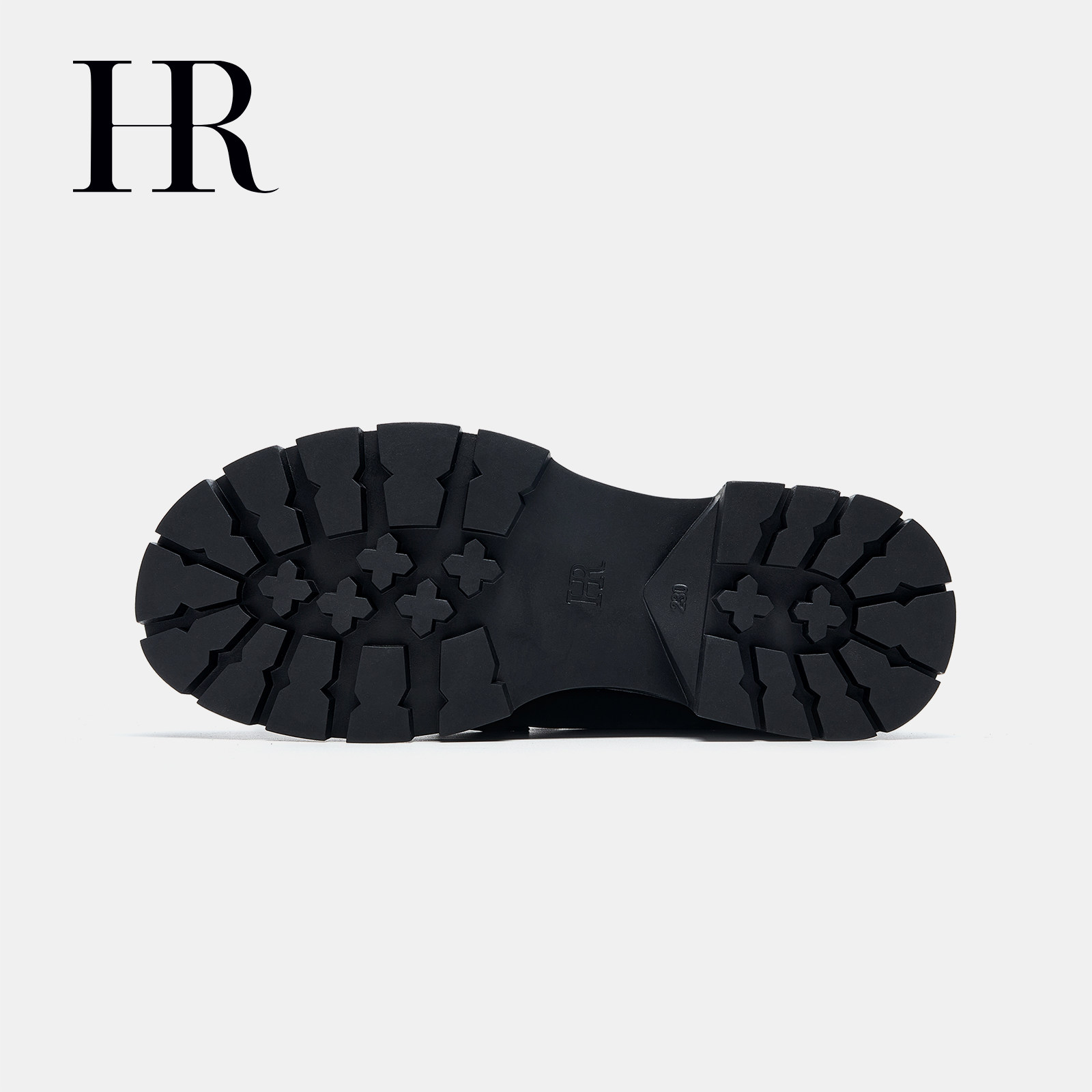 HR赫莲娜女鞋子2025冬季新款袜靴粗跟时尚中筒弹力靴显瘦舒适保暖,淘宝优惠券,粉丝福利购,淘宝优惠卷