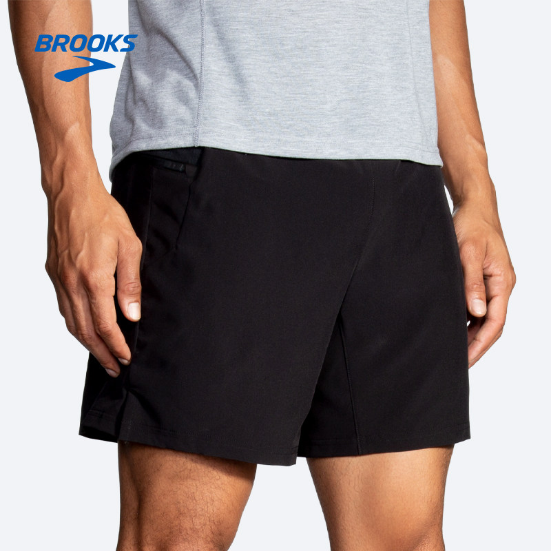 BROOKS布鲁克斯运动裤男士新款短裤透气舒适跑步薄款健身速干弹力,淘宝优惠券,粉丝福利购,淘宝优惠卷