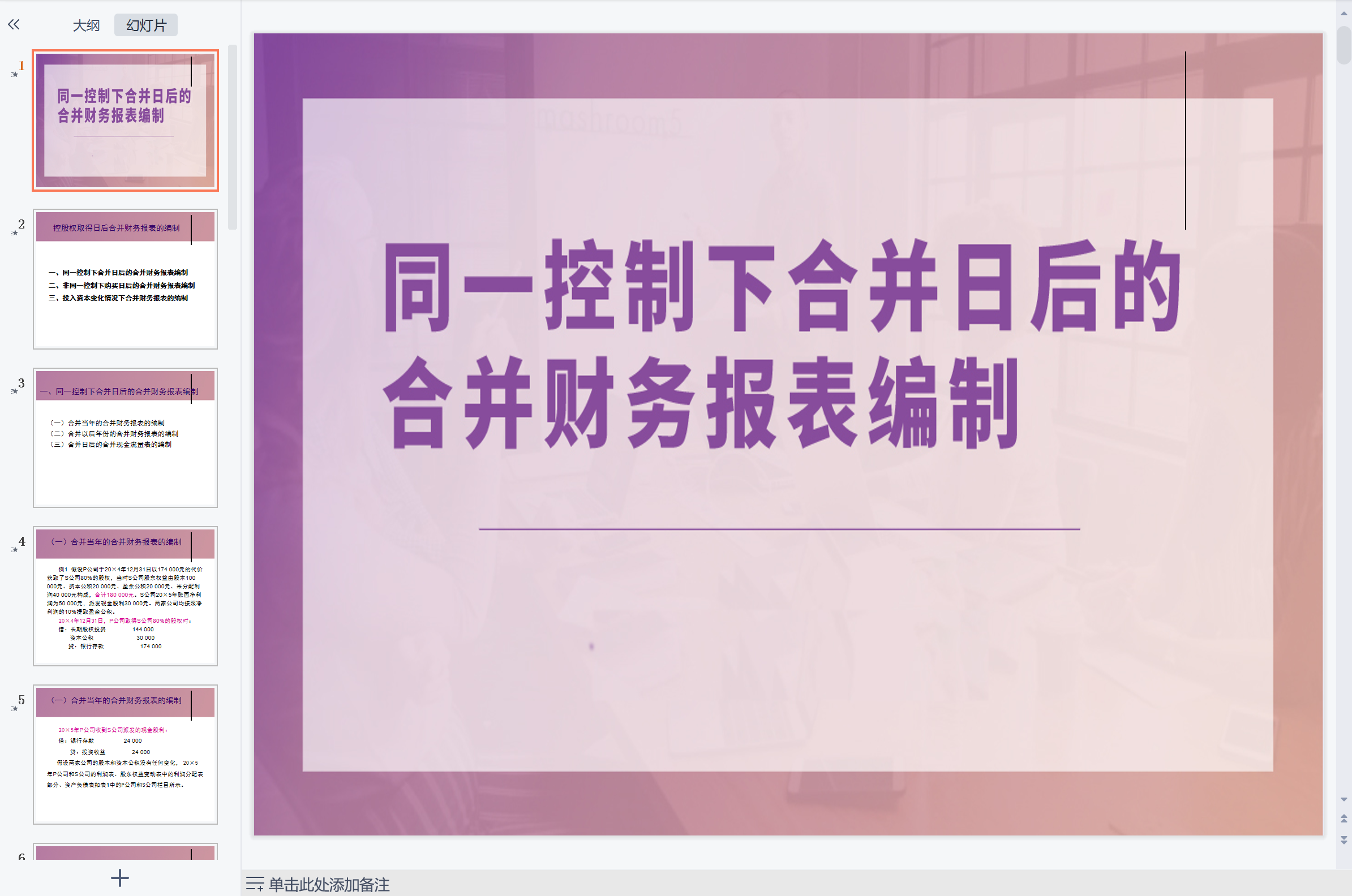 合并财务报表编制解读上市公司普华永道模板集团母子公司财务报表-图2