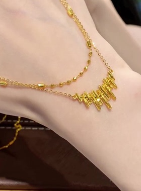 金色音符项链女2026新款温柔配饰