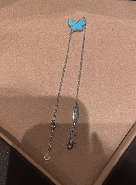 炫彩超仙蝴蝶手链女轻奢小众精致