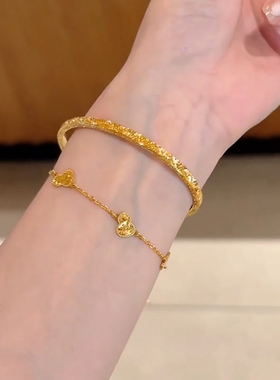 爆闪碎冰冰手镯女新年显贵手饰